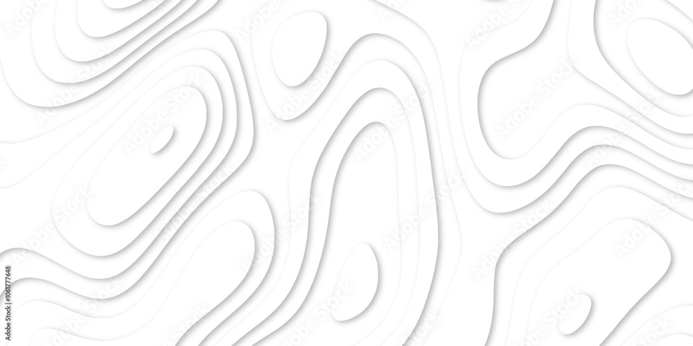 Abstract luxury white modern 3d papercut background. Minimal abstract vector wave carve diamond topography line circle creative topography map circle and wave line smooth multilayer pattern. papercut. Abstract luxury white modern 3d papercut background. Minimal abstract vector wave carve diamond topography line circle creative topography map circle and wave line smooth multilayer pattern. papercut.