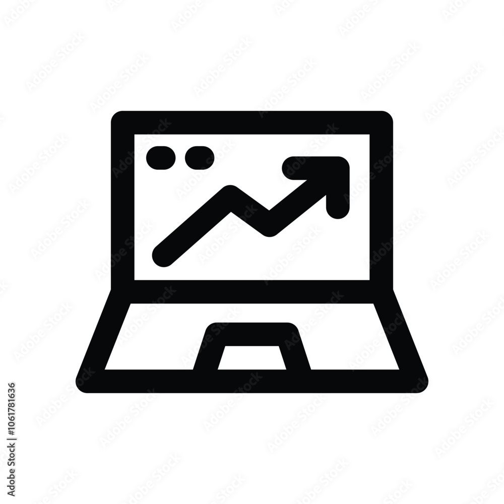 growth icon. vector line icon for your website, mobile, presentation, and logo design. growth icon. vector line icon for your website, mobile, presentation, and logo design.