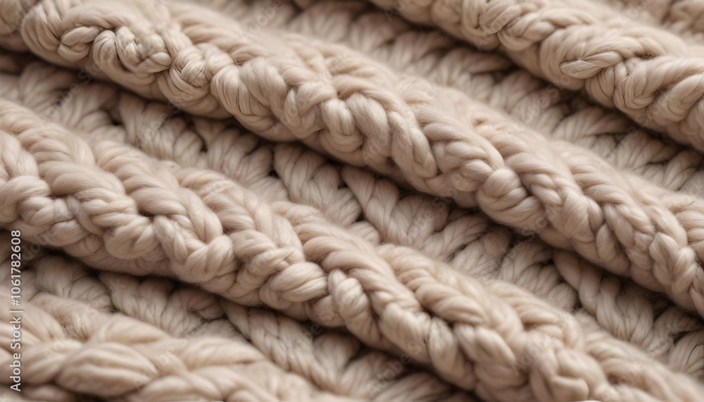 Cozy Knitted Wool Fabric Close Up for Autumn and Winter Textures
Cozy Knitted Wool Fabric Close Up for Autumn and Winter Textures