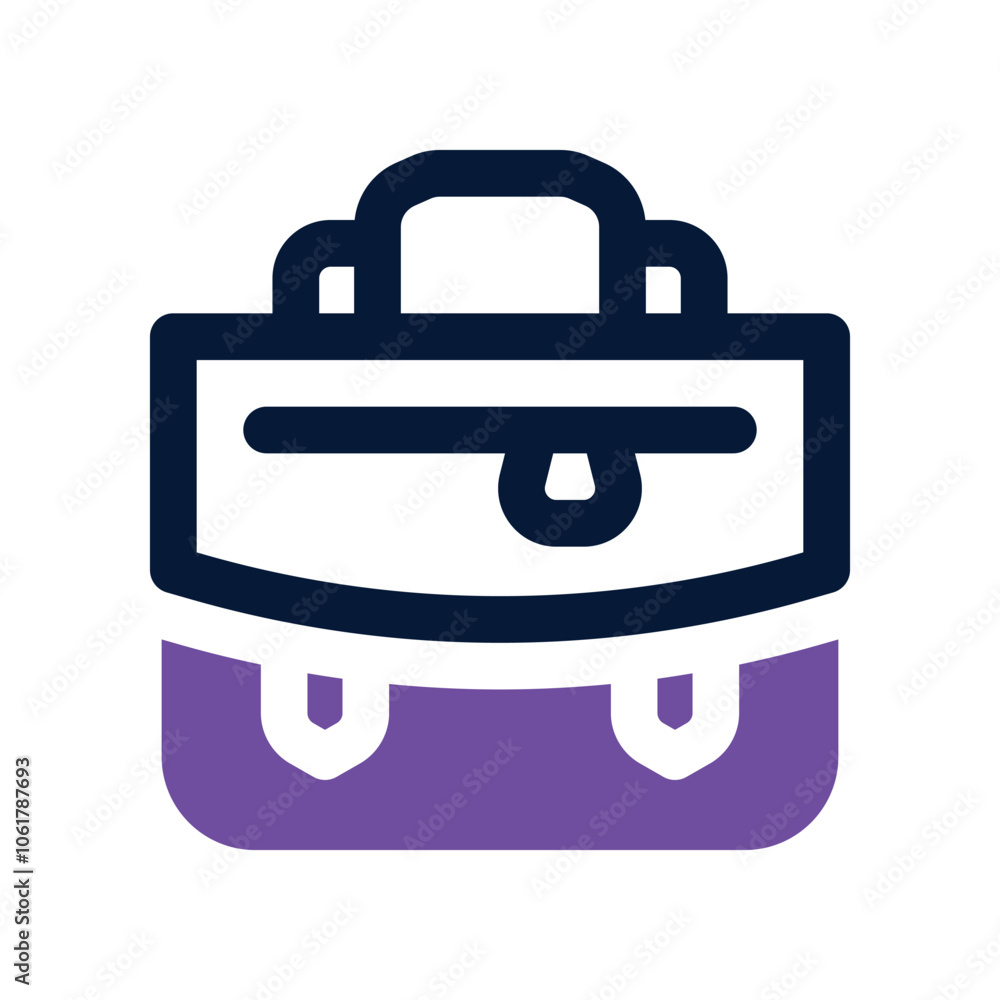 briefcase icon. vector dual tone icon for your website, mobile, presentation, and logo design. briefcase icon. vector dual tone icon for your website, mobile, presentation, and logo design.