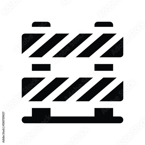 barrier icon. vector glyph icon for your website, mobile, presentation, and logo design.
