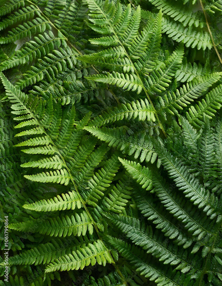 Fern Leaf, Creative background design, focus on the pile of fresh Fern Fern Leaf, Creative background design, focus on the pile of fresh Fern