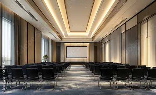 Spacious Meeting Room with Theater Seating