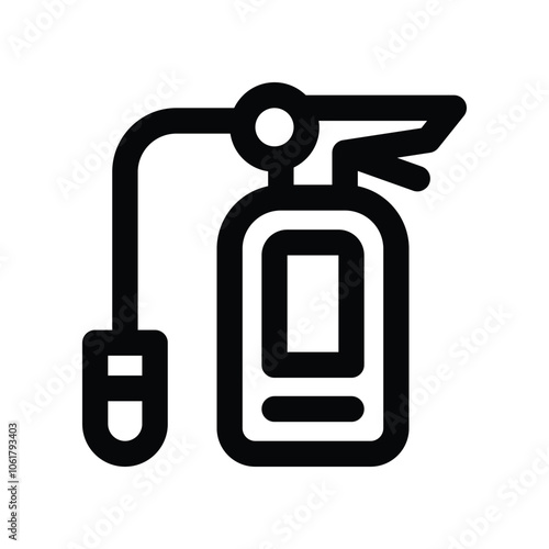 fire extinguisher icon. vector line icon for your website, mobile, presentation, and logo design.