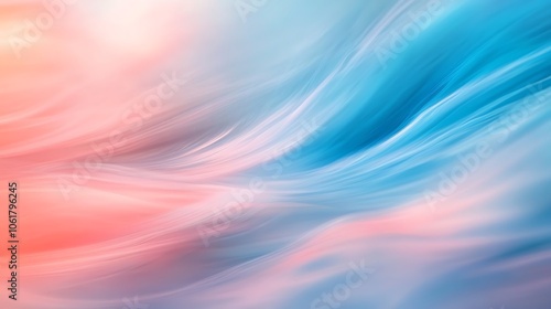 A soft, flowing abstract background with pastel colors, creating a serene and calming atmosphere.