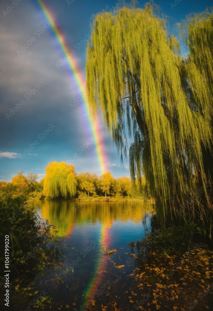 rainbow over the river rainbow over the river