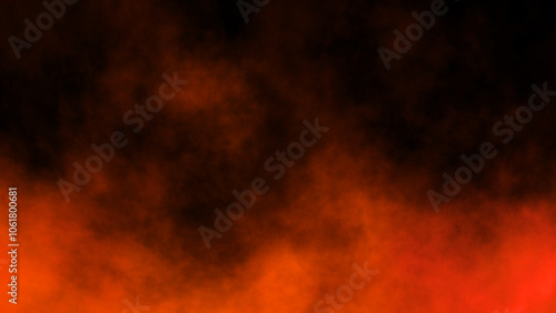 red smoke on black background.horror sky background fantasy style