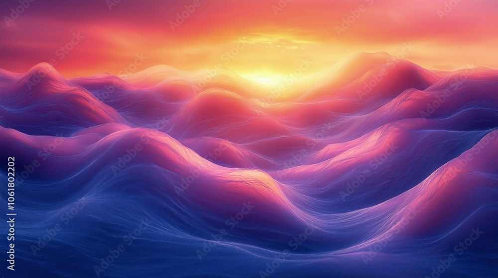 Abstract background with soft waves and gradient tones, representing the peaceful assurance of insurance protection Abstract background with soft waves and gradient tones, representing the peaceful assurance of insurance protection