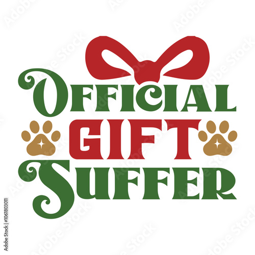 Official gift suffer Svg Design