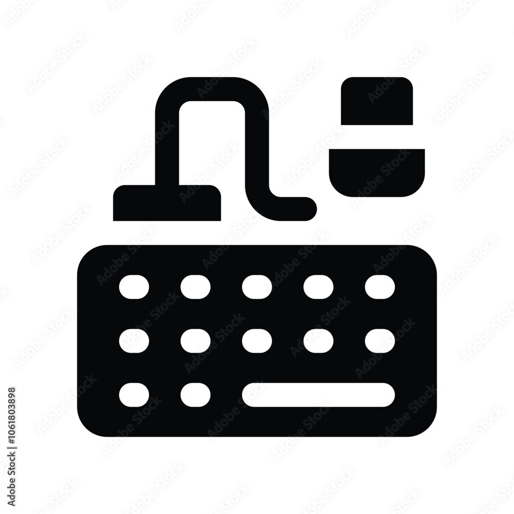 keyboard icon. vector glyph icon for your website, mobile, presentation, and logo design. keyboard icon. vector glyph icon for your website, mobile, presentation, and logo design.