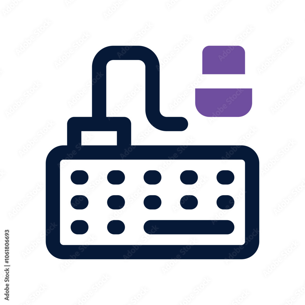 keyboard icon. vector dual tone icon for your website, mobile, presentation, and logo design. keyboard icon. vector dual tone icon for your website, mobile, presentation, and logo design.