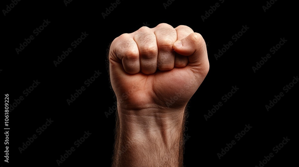 Clenched Fist, Symbol of Power and Resistance Clenched Fist, Symbol of Power and Resistance