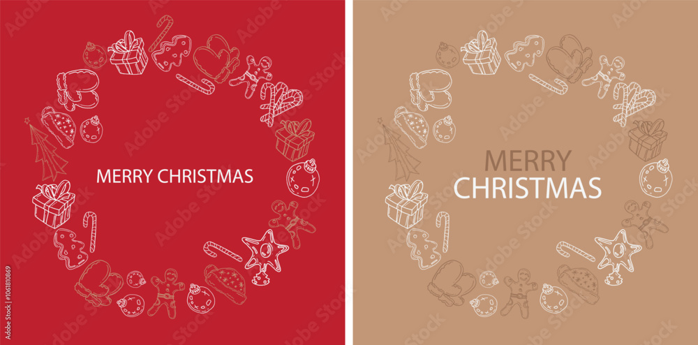 Christmas illustration. 100% hand drawn vector image. Christmas illustration. 100% hand drawn vector image.
