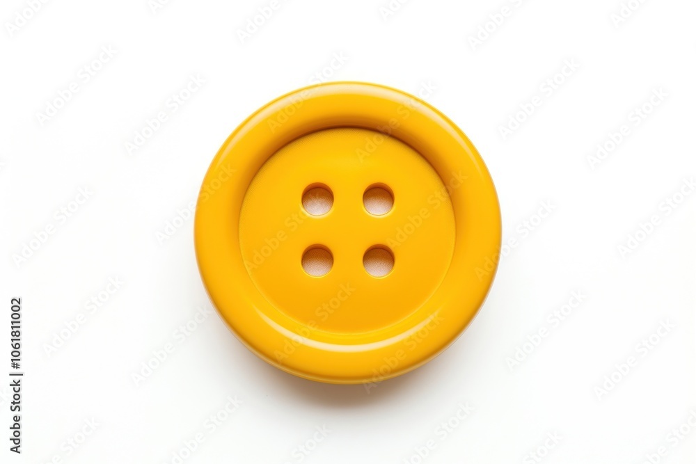 Obraz premium Buttons yellow white background electronics.