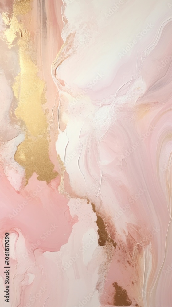 Acrylic pouring art abstract painting pink. Acrylic pouring art abstract painting pink.