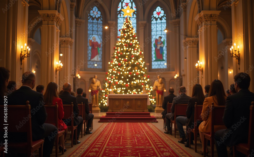 Fototapeta premium interior of the church of the holy sepulchre
