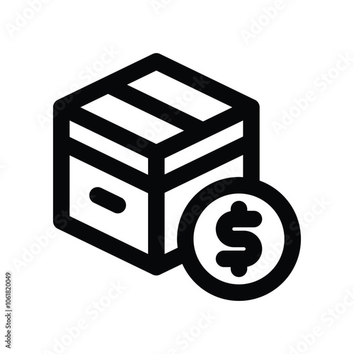 purchasing icon. vector line icon for your website, mobile, presentation, and logo design.