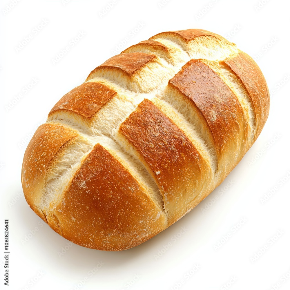 Freshly Baked White Bread Loaf - Delicious & Golden Brown Freshly Baked White Bread Loaf - Delicious & Golden Brown