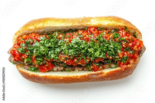 Tuscan Street Food: Lampredotto Sandwich with Fiery Flavor photo