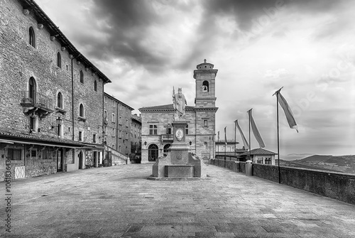 View of Liberty Square in the Republic of San Marino