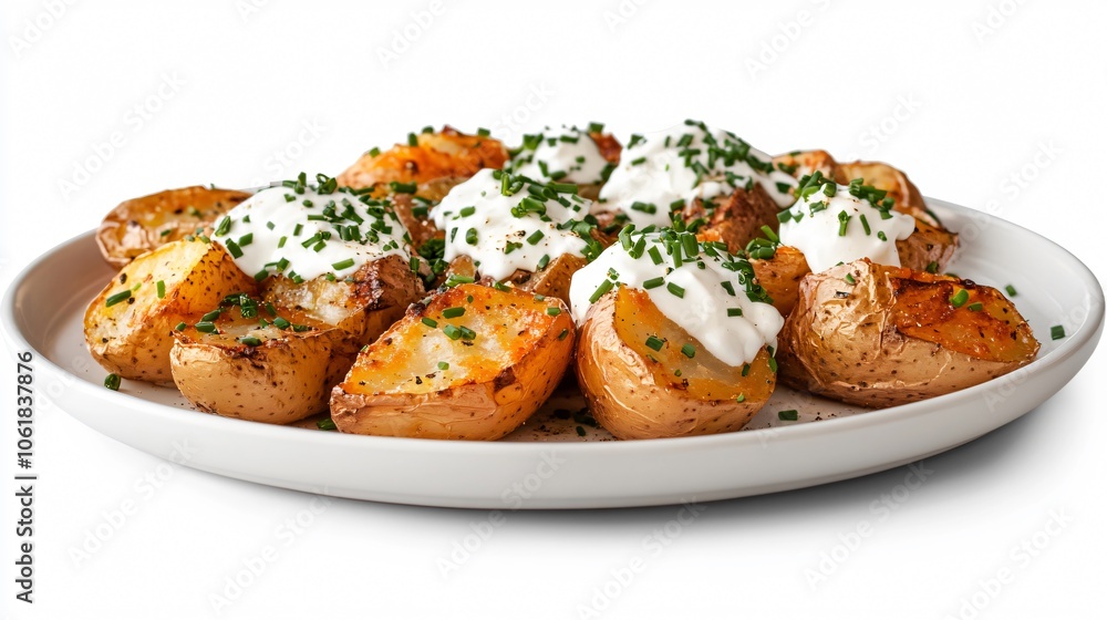 Roasted Potato Skins with Sour Cream and Chives Roasted Potato Skins with Sour Cream and Chives