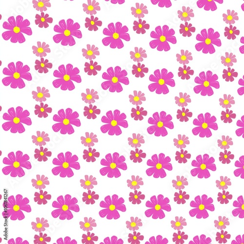 seamless pinky floral pattern