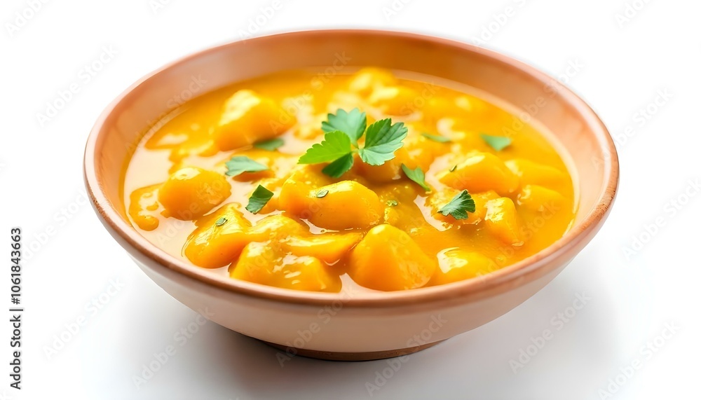 Delicious dal tadka isolated on white background Delicious dal tadka isolated on white background