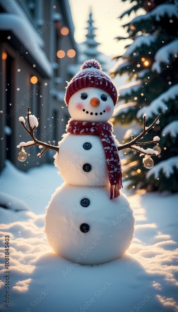 Obraz premium Snowman