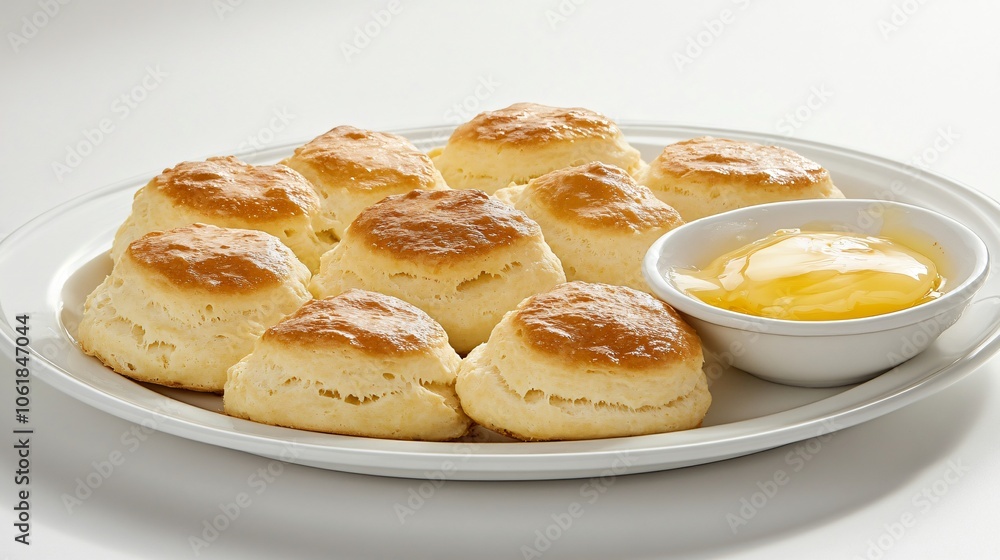Fresh Buttery Biscuits with Honey Fresh Buttery Biscuits with Honey