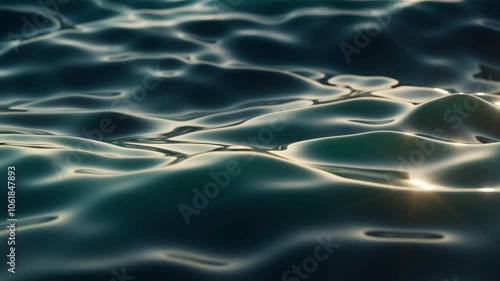 Clean Ocean Water Rippling  Animation