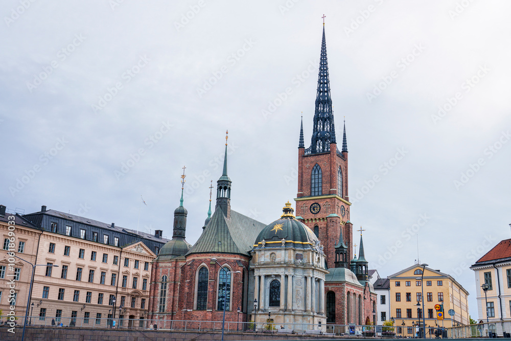 Riddarholm church in the centre of Stockholm, Sweden Riddarholm church in the centre of Stockholm, Sweden