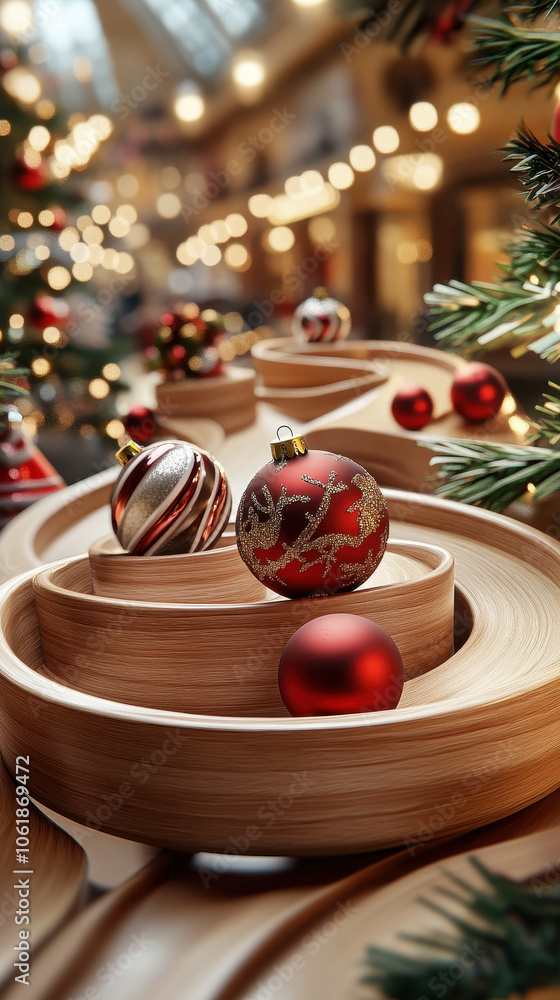 christmas decoration on the table christmas decoration on the table