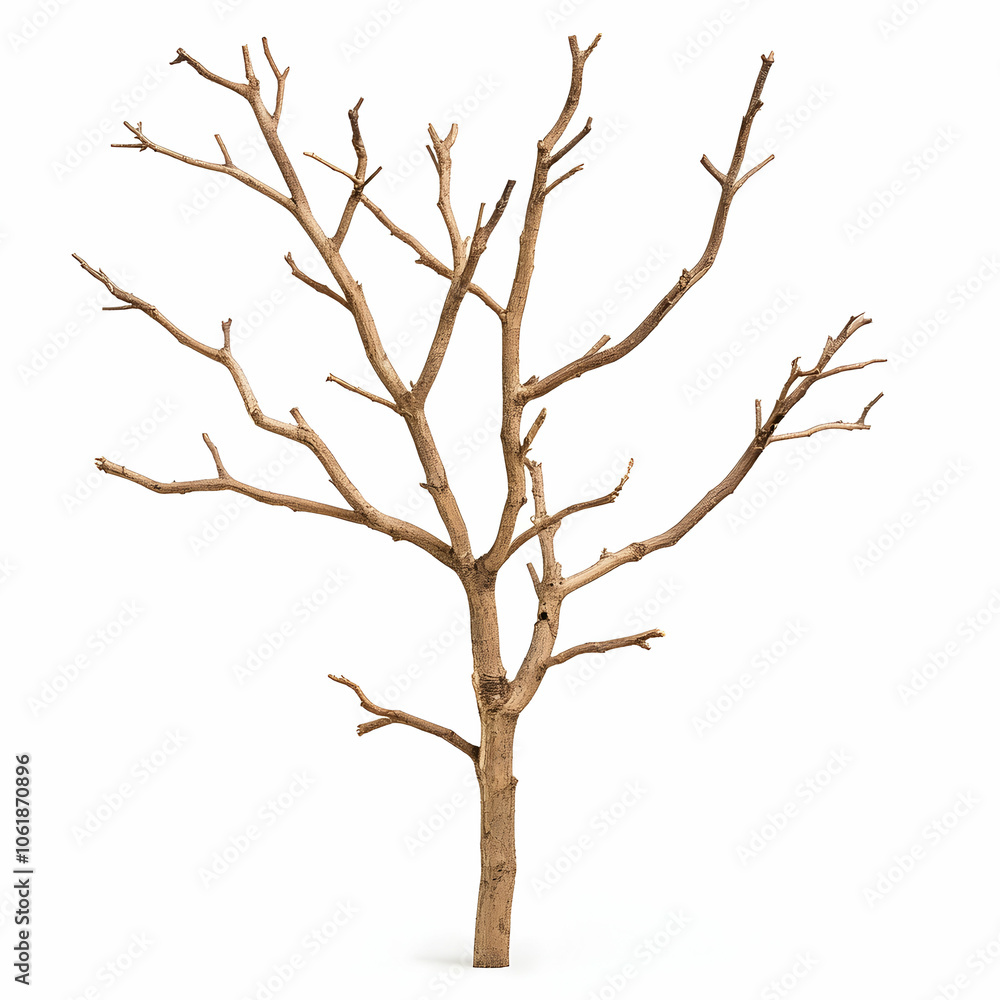 Dead Tree Branches Isolated On White Background, bare branches, twig, wood, brown, nature Dead Tree Branches Isolated On White Background, bare branches, twig, wood, brown, nature