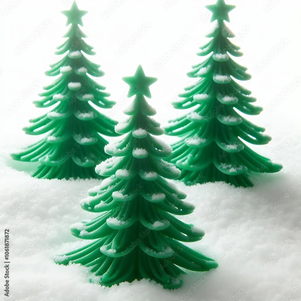 Fototapeta premium Sapin Noël en plastique