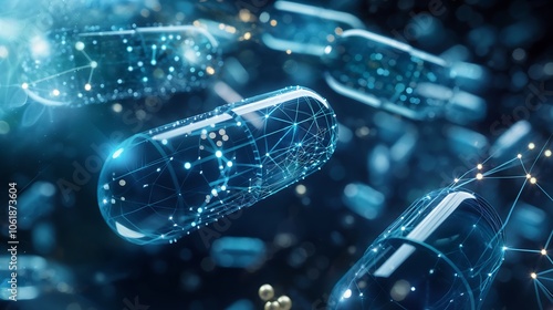 AI driven drug discovery platform accelerating the development of new medications.