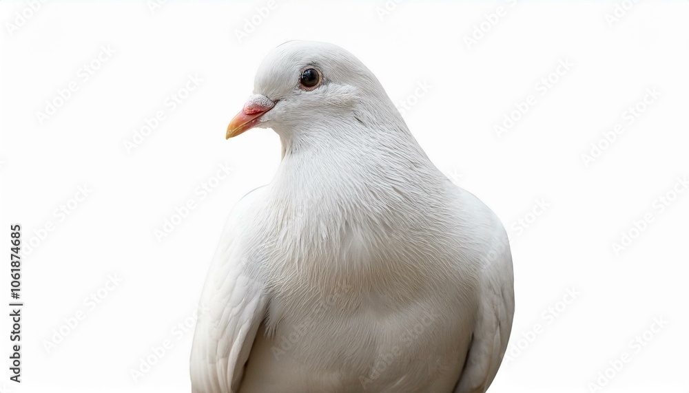 white pigeon or dove standing isolate on transparency background PNG white pigeon or dove standing isolate on transparency background PNG