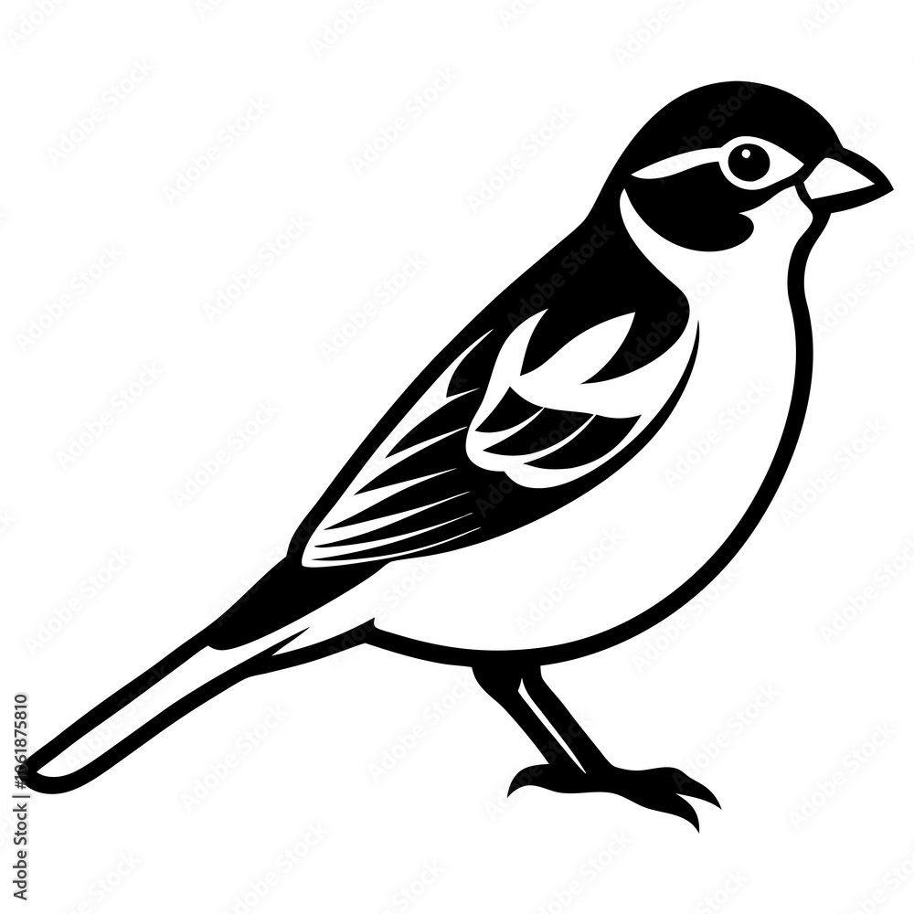illustration of a clay colored sparrow bird illustration of a clay colored sparrow bird