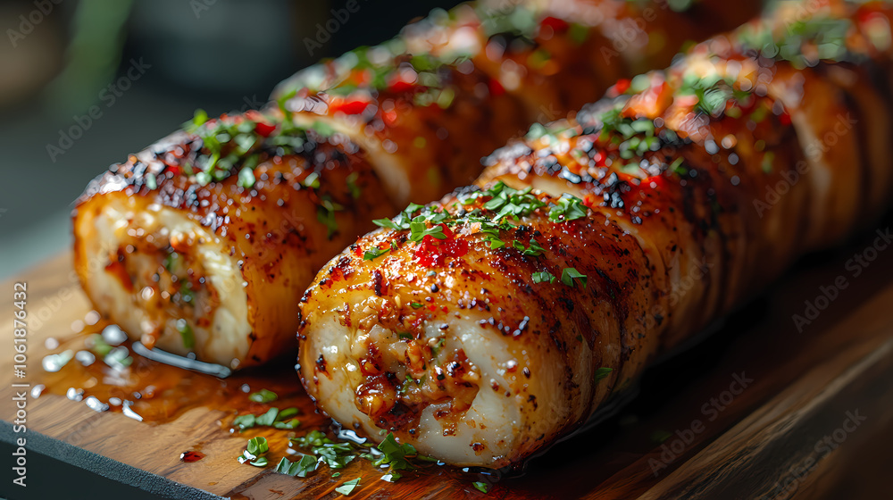 Stuffed Jewish-Italian Eggplant Rolls Stuffed Jewish-Italian Eggplant Rolls