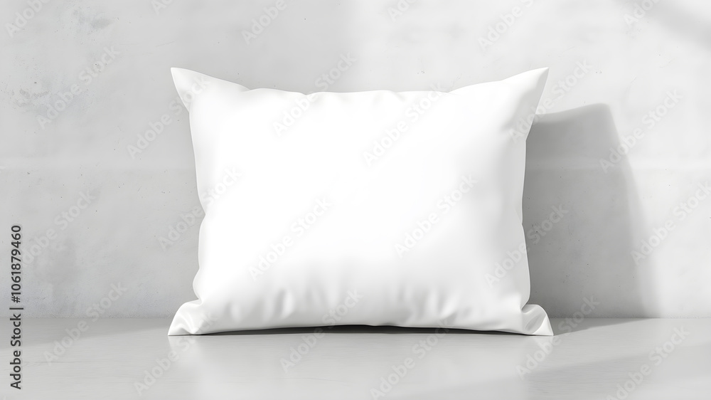 Blank soft new pillow isolated on white. Blank soft new pillow isolated on white.