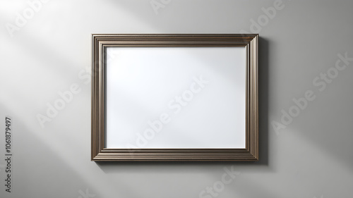 blank frame on a white background