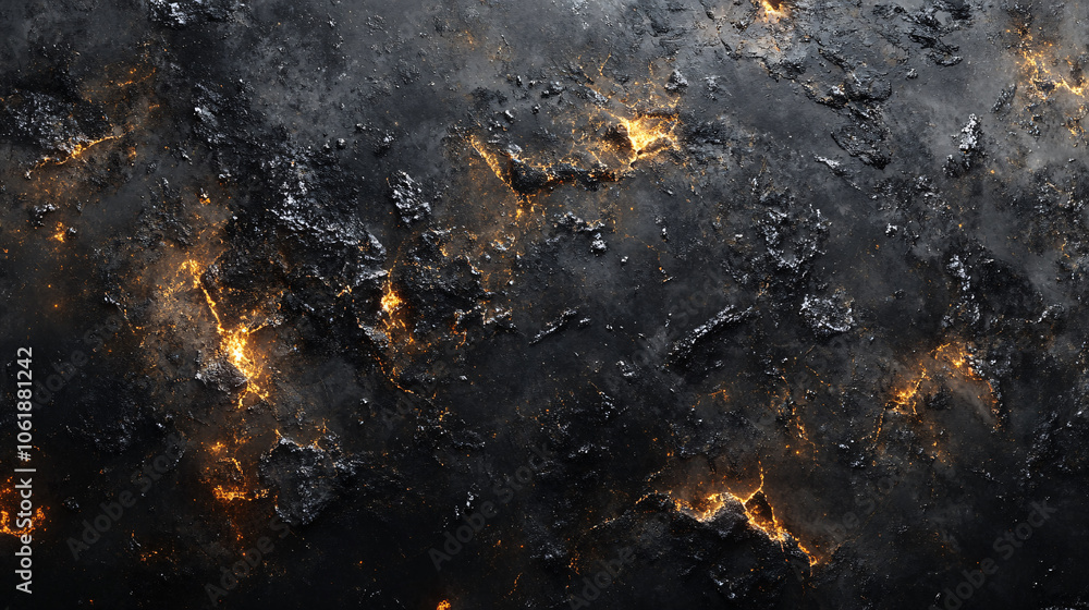 Abstract Dark Background with Glowing Cracks Abstract Dark Background with Glowing Cracks