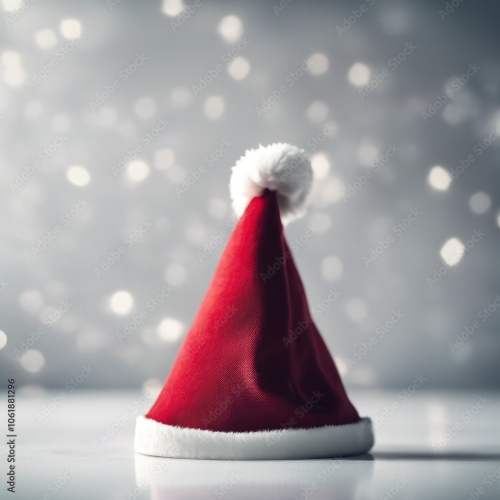 santa hat on white background santa hat on white background
