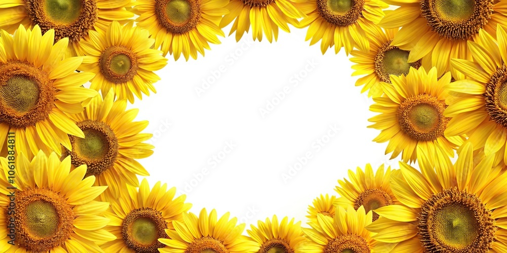 Sunflowers arranged in a radial pattern around a central axis, flower arrangement, sunflower wallpaper, floral motif, geometric pattern, symmetrical design Sunflowers arranged in a radial pattern around a central axis, flower arrangement, sunflower wallpaper, floral motif, geometric pattern, symmetrical design
