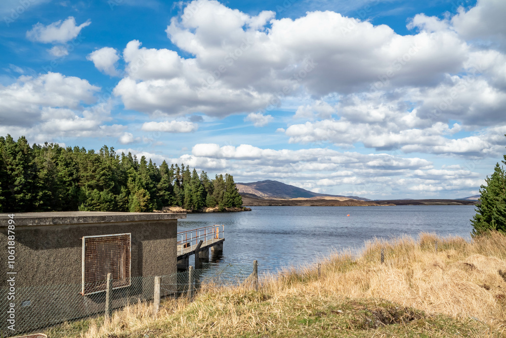 The pump station at Lough Anna, the drinking water supply for Glenties and Ardara - County Donegal, Ireland The pump station at Lough Anna, the drinking water supply for Glenties and Ardara - County Donegal, Ireland