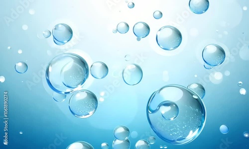 Wallpaper Mural Water bubbles animation seamless loop Torontodigital.ca