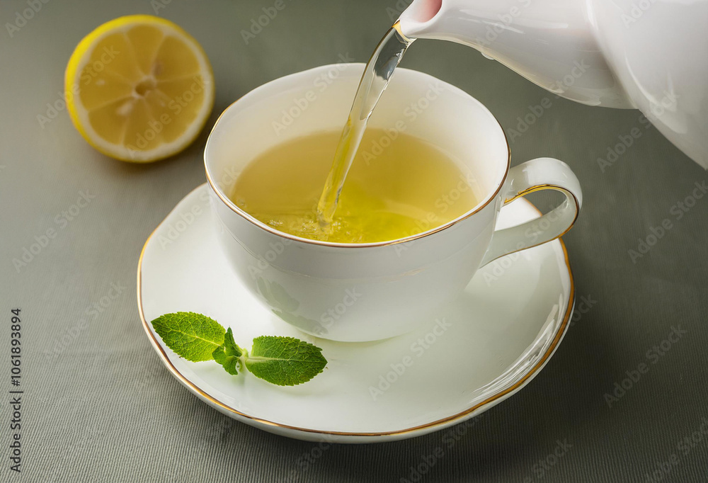 Cup of tea with lemon Cup of tea with lemon