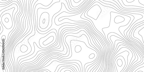 White wave paper curved reliefs abstract background. Abstract topographic contours map background. luxury topographic wavy pattern and geographic grid map design . Abstract lines background.