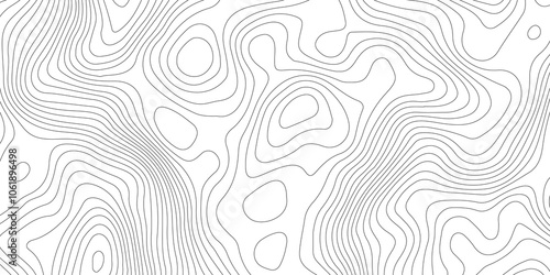 White wave paper curved reliefs abstract background. Abstract topographic contours map background. luxury topographic wavy pattern and geographic grid map design . Abstract lines background.