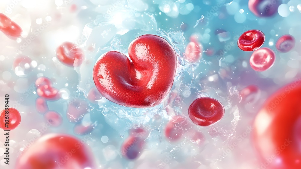 of Obstructed Blood Vessel Due to Fatty Deposits,Cardiovascular Disease Concept of Obstructed Blood Vessel Due to Fatty Deposits,Cardiovascular Disease Concept