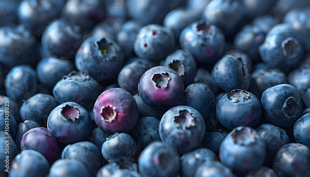Lots of fresh Blueberries in the background Lots of fresh Blueberries in the background